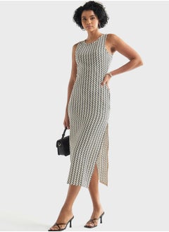 FAV Side Slit Printed Dress  - Image 1