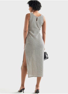 FAV Side Slit Printed Dress  - Image 2