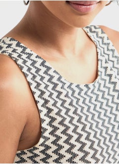 FAV Side Slit Printed Dress  - Image 3