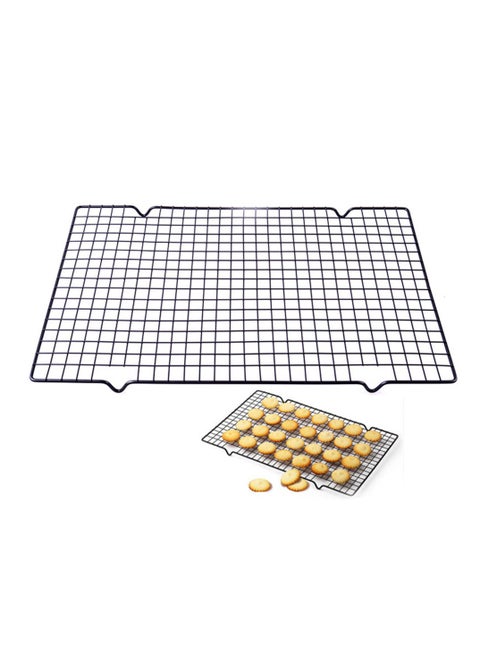 1pc Baking Tool Large Cake Cooling Rack Bread Cooling Rack Black Without Cold Drying Mesh