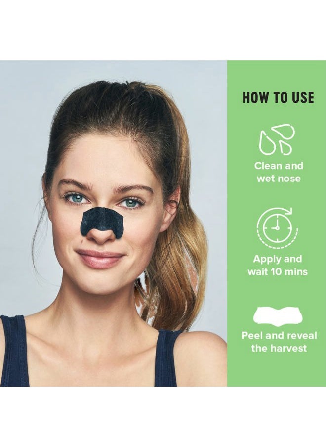Bioré - Charcoal Deep Cleansing Pore Strips for Men, Nose Strips for Blackhead Removal on Oily Skin, Features C-Bond Technology with Instant Pore Unclogging, 6 Count - Image 1