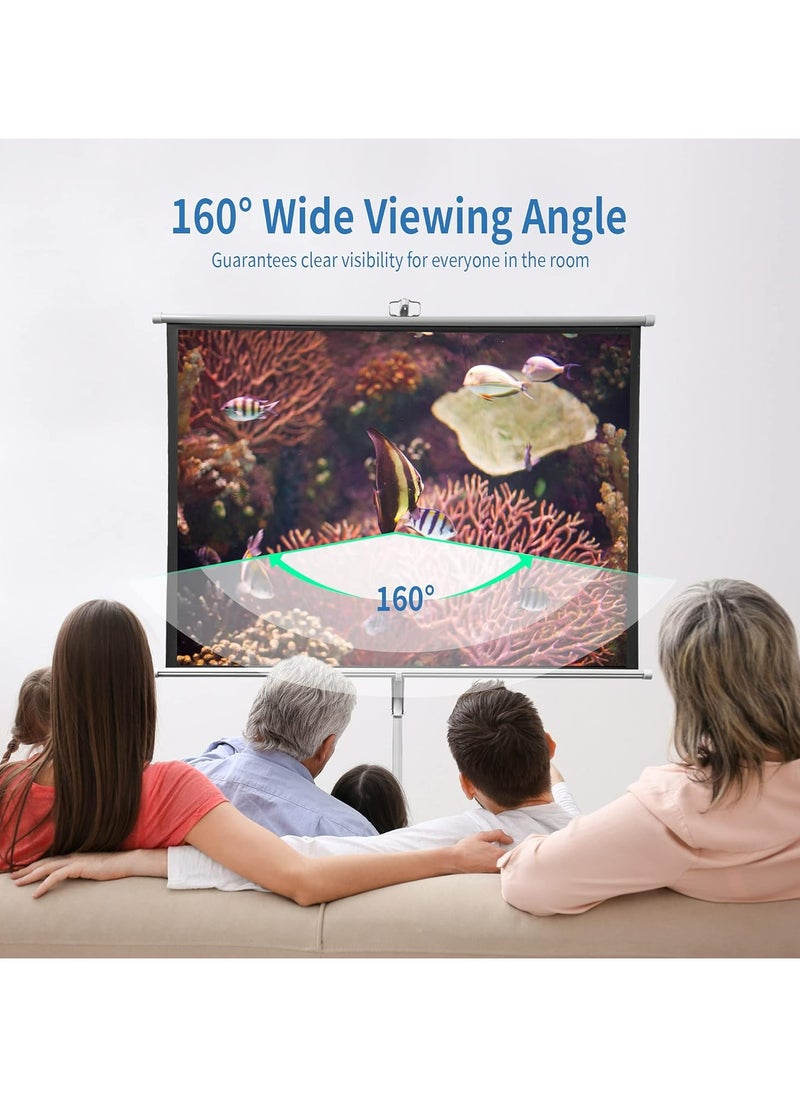 GreenLion - GreenLion Portable Projection Screen with Tripod Stand 72" - Image 1