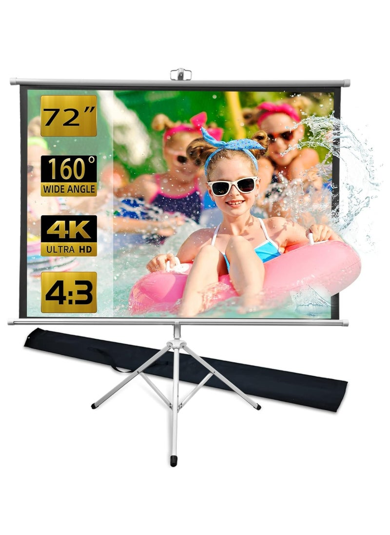 GreenLion GreenLion Portable Projection Screen with Tripod Stand 72"  - Image 2