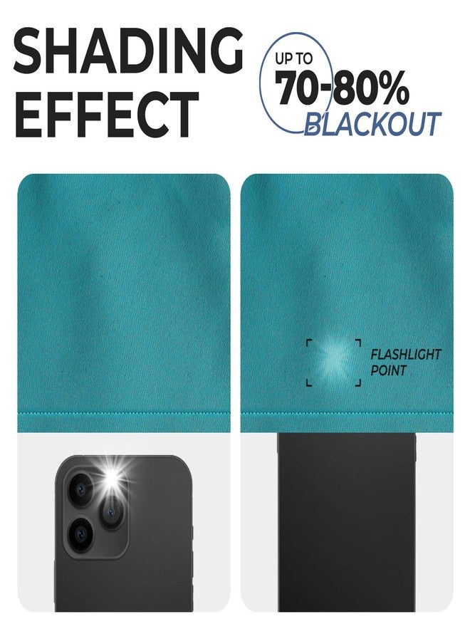 Superior Blackout Curtains, Room Darkening, Bedroom, Drapes, Kitchen, Living Room Window Accents, Sun Blocking, Thermal, 2 Pack, Rod Pocket, Solid Blackout Curtains, Set of 2, 26" x 63", Aqua - Image 5