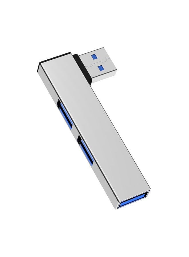 3-Port USB Hub, USB 3.0 Adapter Splitter, High Speed Multiport Expander for Laptop, PC, Flash Drive, Mobile HDD