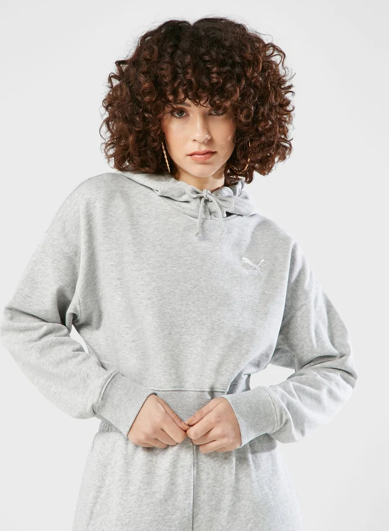PUMA Classics Cropped Hoodie