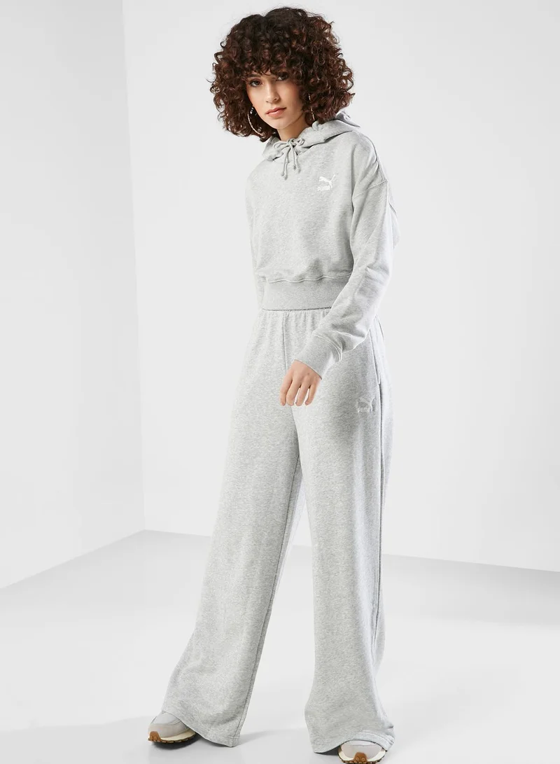 PUMA Classics Cropped Hoodie