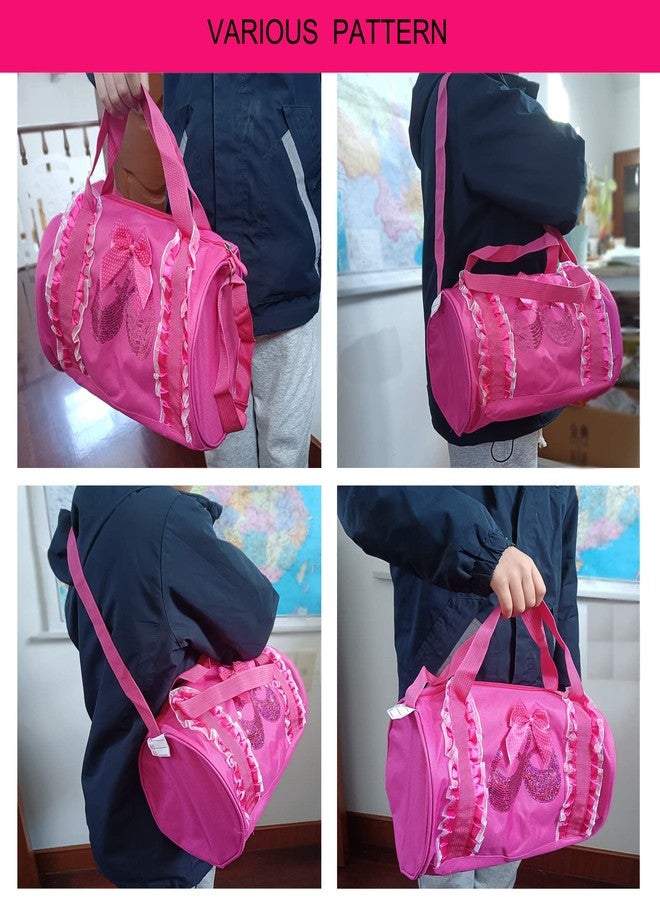 SEHXIM Cute Ballet Dance Backpack Tutu Dress Dance Bag Dance Bag for Girls Waterproof Small Duffle Bag for Kids Ballet Bags for Girl (Purple) - Image 5