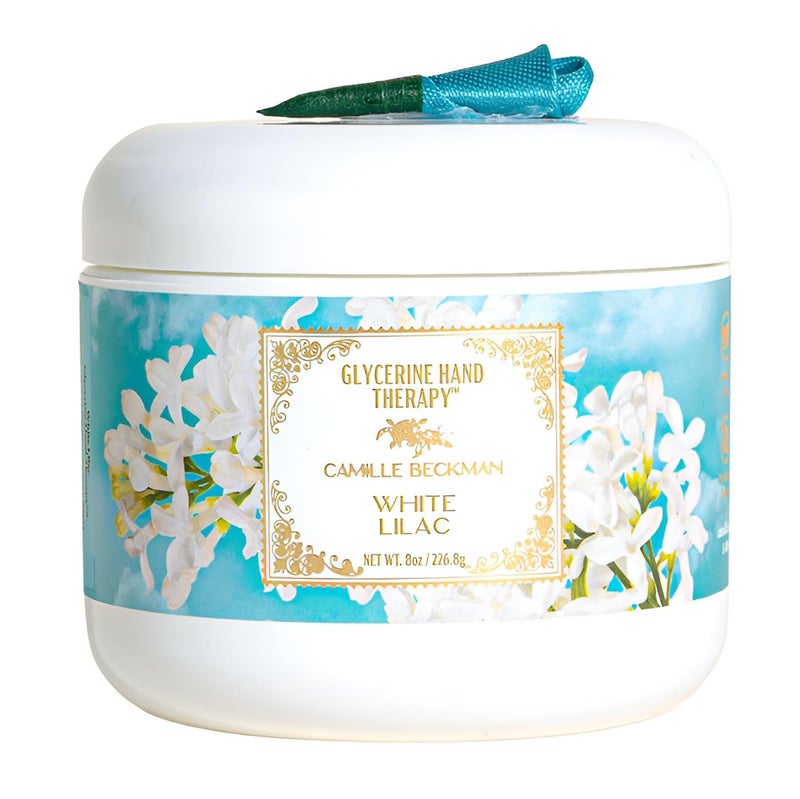 Camille Beckman Glycerine Hand Therapy Cream White Lilac 8 Ounce
