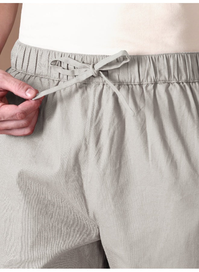 بيونغ بييونج بيجاما رمادي فاتح واسعة - Image 4