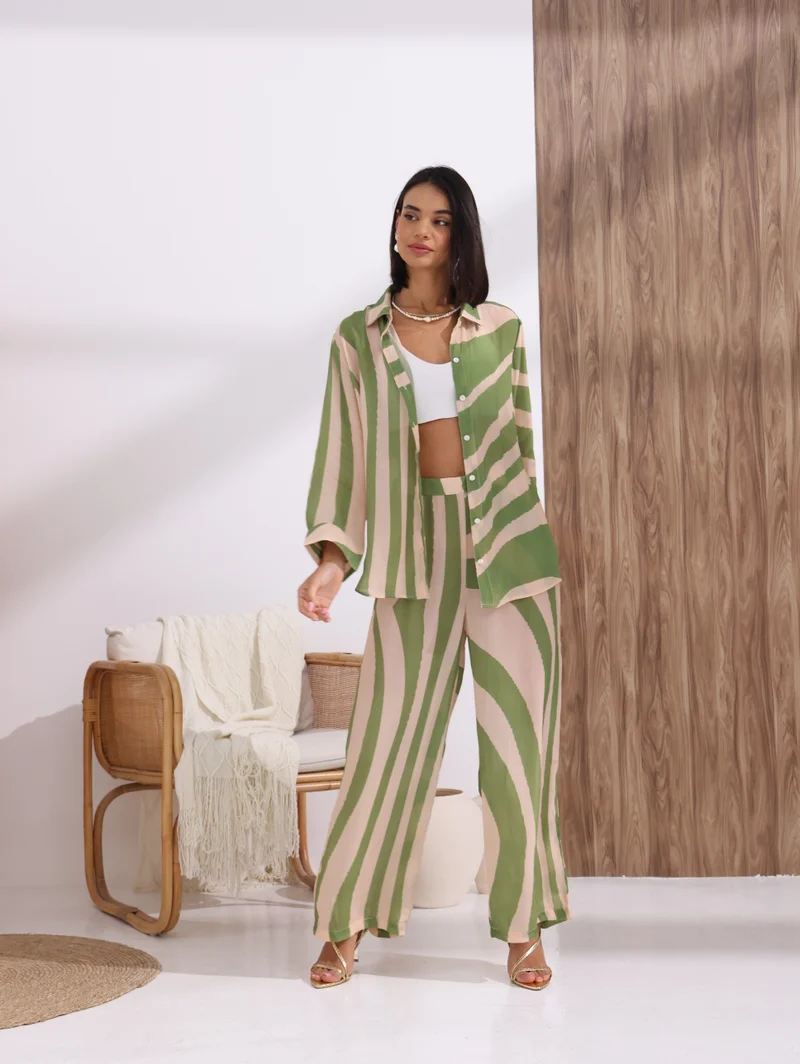 That’s My Gal Lightweight Abstract  Co Ord Trouser