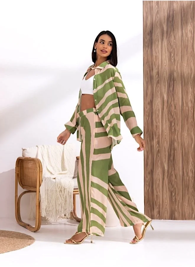 That’s My Gal Abstract Printed Co-Ord Trouser