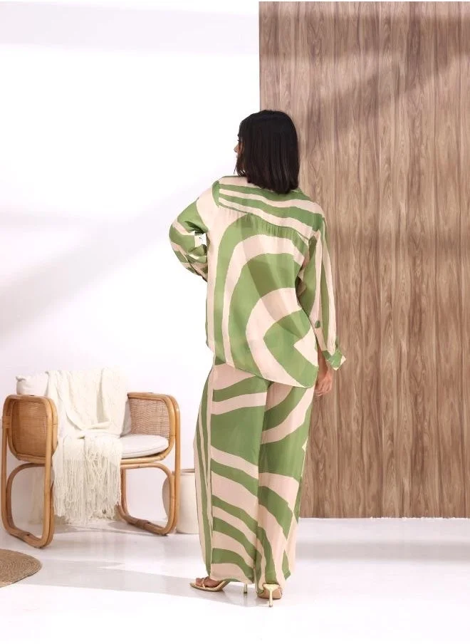 That’s My Gal Abstract Printed Co-Ord Trouser
