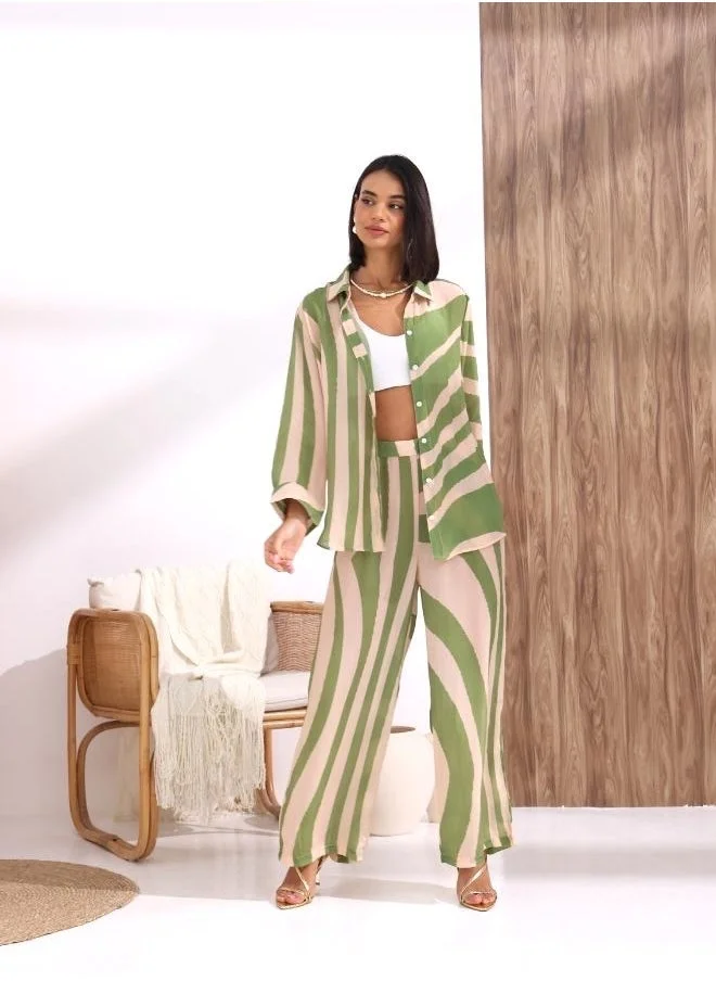 That’s My Gal Abstract Printed Co-Ord Trouser