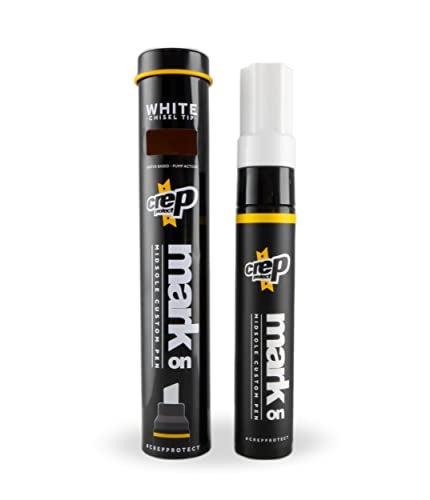Crep protect قلم كريب بروتيكت مارك أون - استعادة وتخصيص نعل الأحذية الرياضية بدقة، طرف مائل 8 مم (أبيض) - Image 3