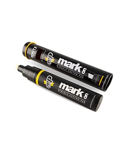 Crep protect قلم كريب بروتيكت مارك أون - استعادة وتخصيص نعل الأحذية الرياضية بدقة، طرف مائل 8 مم (أبيض) - Image 4
