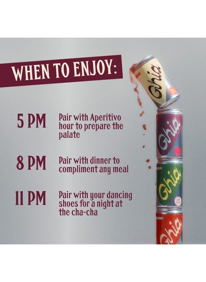 Ghia Le Spritz Non-Alcoholic Variety, 8 Fl Oz (Pack of 12) | Cocktail & Cocktail Mixer, Zero Proof Sparkling Apéritif With Soothing Herbal Extracts | No Added Sugar, No Sa - Image 5