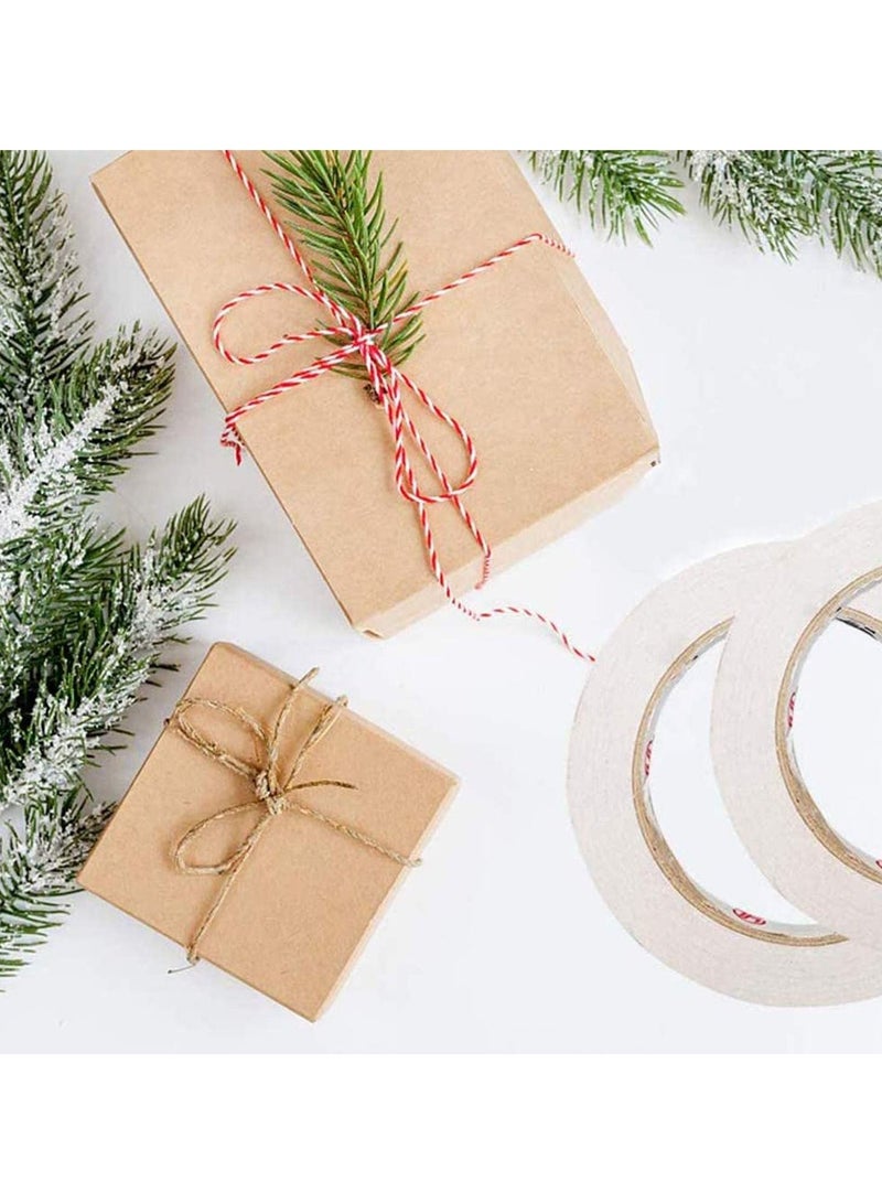 KASTWAVE 3 Rolls White Double Sided Tape Adhesive Sticky for Scrapbook DIY Craft Projects Card Making Office School Stationery Supplies - Image 2