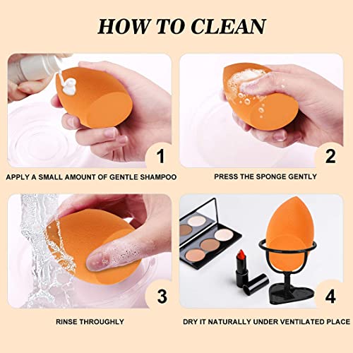 Adbeni Beauty Sponge Face Makeup Puff Sponge, Assorted Color - Image 5