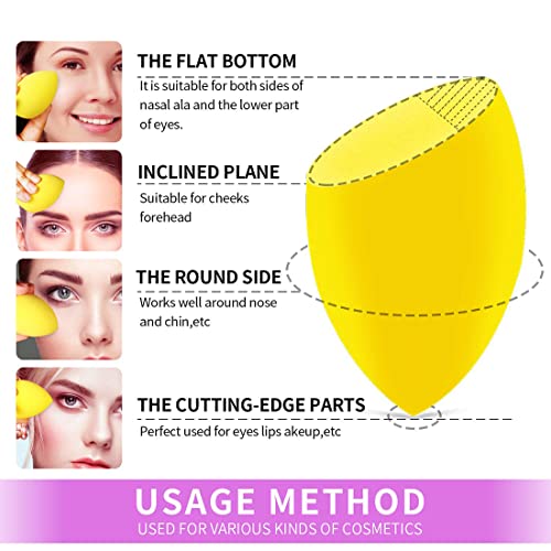Adbeni Beauty Sponge Face Makeup Puff Sponge, Assorted Color - Image 3