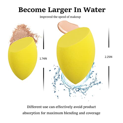 Adbeni Beauty Sponge Face Makeup Puff Sponge, Assorted Color - Image 2
