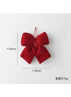 Medium red three-dimensional bow/70g