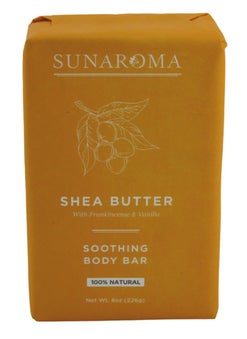 SUNAROMA Sunaroma Soap Bar Shea Butter 8 Ounce Pack of 6 