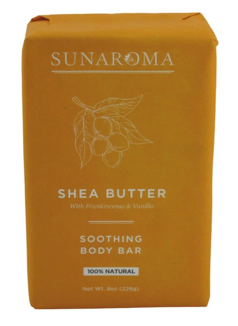 SUNAROMA - Sunaroma Soap Bar Shea Butter 8 Ounce Pack of 6 - Image 1