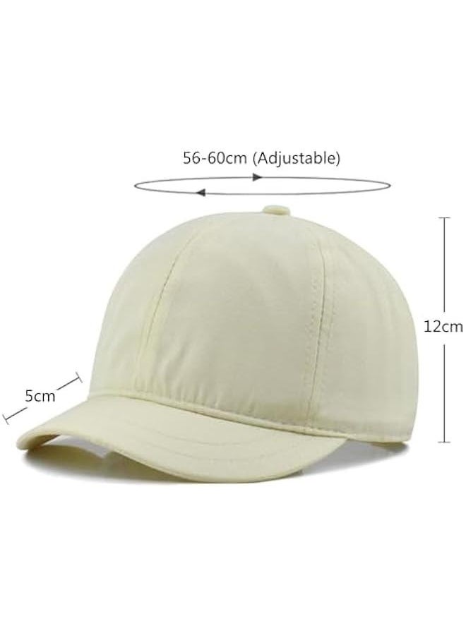Generic Fashion Short Brim Lightweight Quick Dry Baseball Cap Unconstructed Plain Low Profile Dad Hat for Men Women  - Image 3