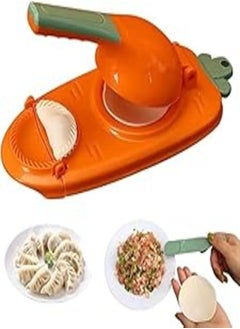 ANYOUI ANYOUI 2 In 1 Dumpling Maker, new Kitchen Dumpling Making Tool, Manual Dumpling Maker Mould, Baking Pastry Manual Artifact for Pressing Dumpling Skin Wrapper Mould 