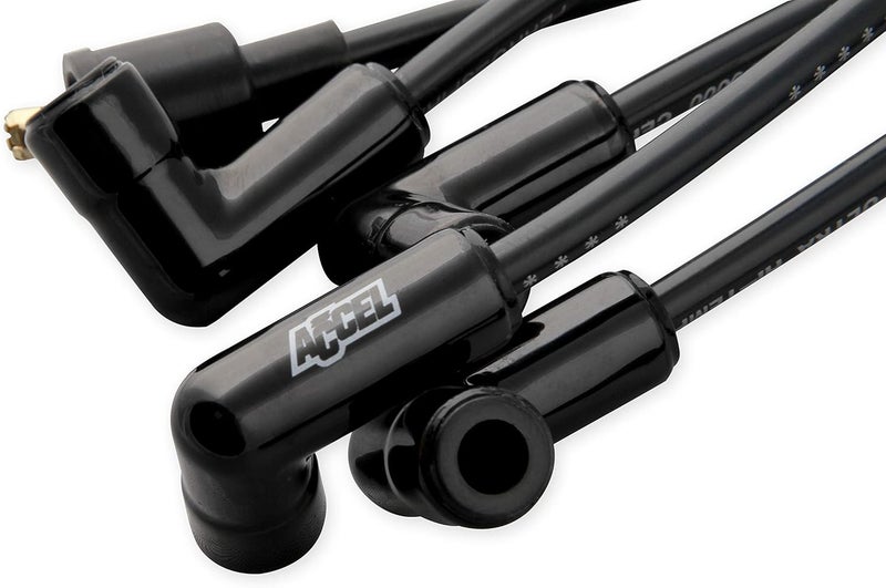 ACCEL 9001CK Spark Plug Wire Set - Universal - 90 Degree Black Ceramic Boots - Image 4