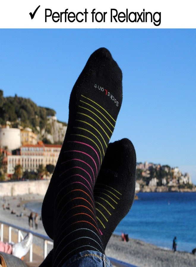 SocksLane Cotton Compression Socks for Women & Men. 15-20 mmHg Support Knee-High Small-Medium brown - Image 5