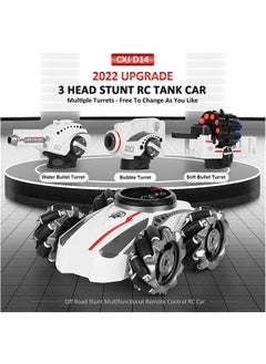 Beauenty 2.4G RC Car Toy 4WD RC Tank RC Toy Shooting Competitive Gesture Controlled Tank  - Image 3