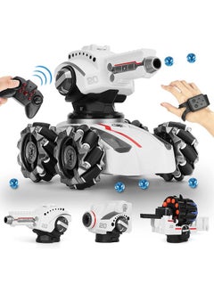 Beauenty 2.4G RC Car Toy 4WD RC Tank RC Toy Shooting Competitive Gesture Controlled Tank  - Image 1