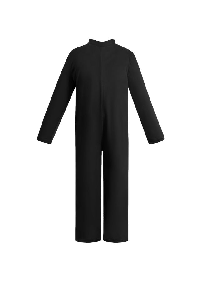 Halloween Costume for Baby and Kid Black jumpsuit Suitable for height:XL Pretend Play Suit Halloween Dress up Party costume for girls and boys - Image 1
