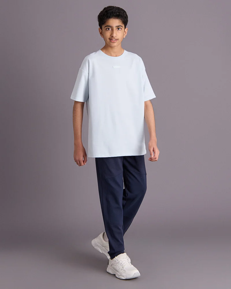 Redtag Senior Boys Navy Active Pants