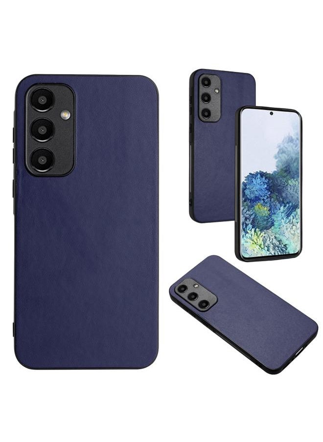 For Samsung Galaxy A35 5G R20 Leather Pattern Phone Single Case(Blue)