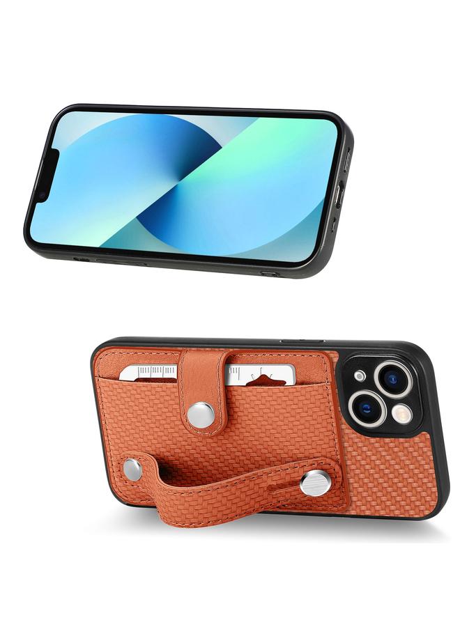 اس-توب جراب لهاتف iPhone 13 mini مزود بسوار معصم ومسند ومحفظة بطاقات وغطاء خلفي وحافظة هاتف مع سكين أداة - Image 2