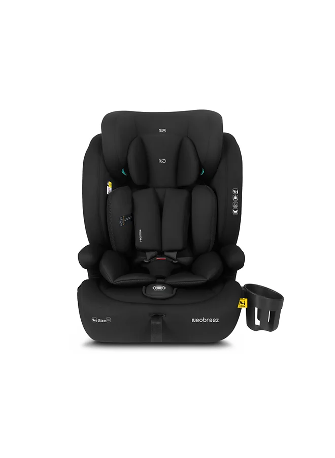 neobreez I-BOSTONI Universal Baby/Kids/Child/Toddler Safety 3-In-1 Car Seat, I-Size,  ECER129, High Back Booster Car Seat, Adjustable Headrest, 3-Point Safety Belt, 9-36 Kg, 15m-12Yrs, Group 1/2/3, 5-Point Harness