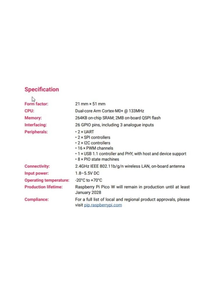 Raspberry Pi - Pico W - Image 1