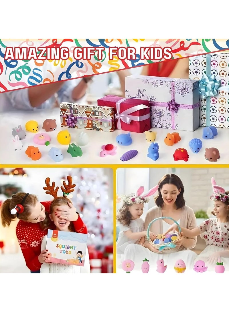 Ibecare Mochi Squishy Toys | Party favors for kids! birthday giveaways or return gifts for Birthday party kids | mini toys | goodie bags pinatas stocking fillers (48 Pcs Bucket) - Image 5