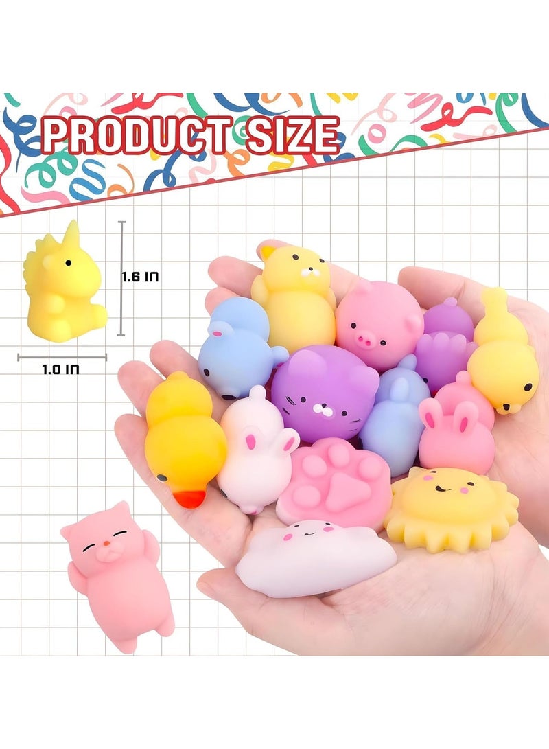 Ibecare Mochi Squishy Toys | Party favors for kids! birthday giveaways or return gifts for Birthday party kids | mini toys | goodie bags pinatas stocking fillers (48 Pcs Bucket) - Image 3