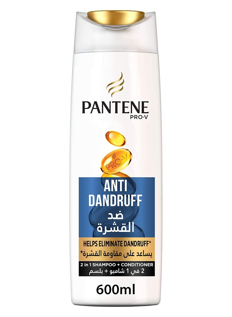 Pantene Pantene Pro-V Anti-Dandruff Shampoo 2-in-1, 600 ml  - Image 1