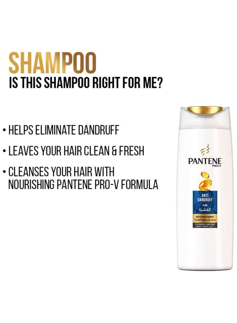 Pantene Pantene Pro-V Anti-Dandruff Shampoo 2-in-1, 600 ml  - Image 2