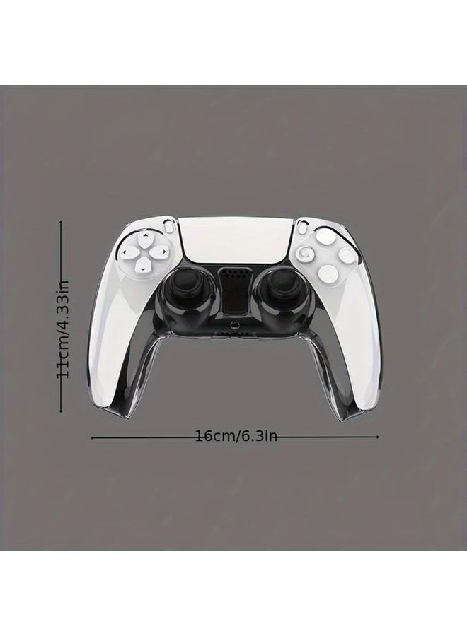حافظة شفافة زرقاء كريستال لجهاز PS5، إكسسوارات ألعاب شفافة - Image 2