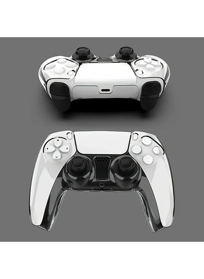 حافظة شفافة زرقاء كريستال لجهاز PS5، إكسسوارات ألعاب شفافة - Image 5