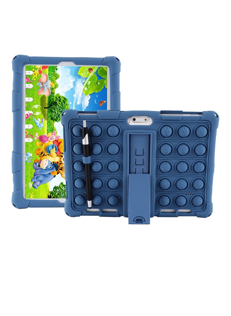 AROAQ S10 Kids Tablet, Ultra Light Smart Android Tablet Computer, Easy To Carry Smart Early Childhood Education Pad, Children Learning Tablet For Boys And Girls, (1pc, 16GB Storage, Dark Blue) - Image 1