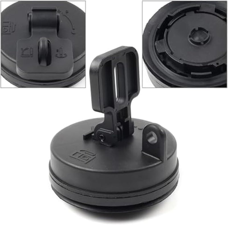 QASULER Black Diesel Fuel Tank Cap for Excavators - Image 5