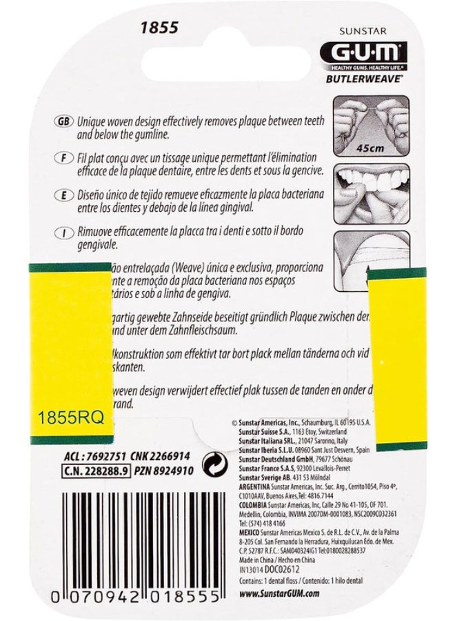 Gum Butlerweave Dental Floss Mint 1 Pc - Image 3