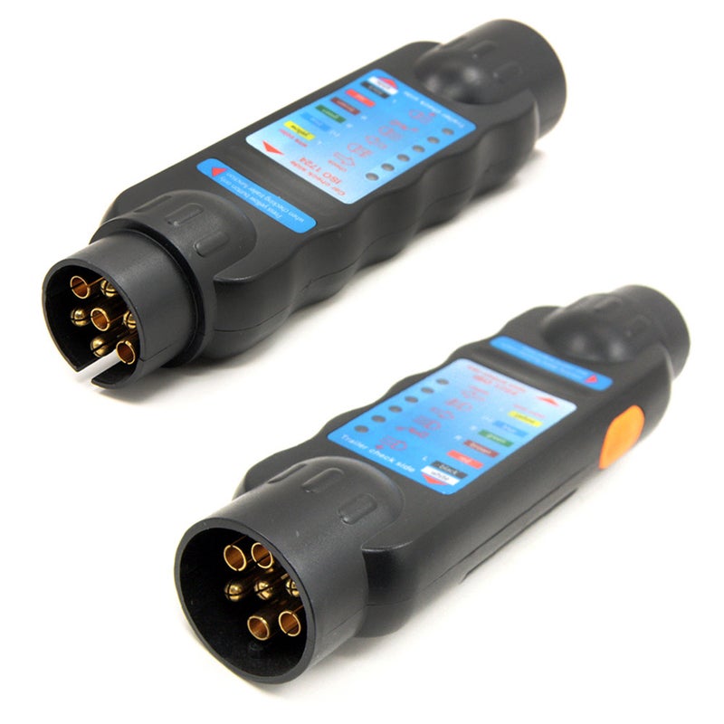 12V 7 Pins Car Truck Trailer Plug Socket Tester Wiring Circuit Light Test Tool Car Accessory - Image 4
